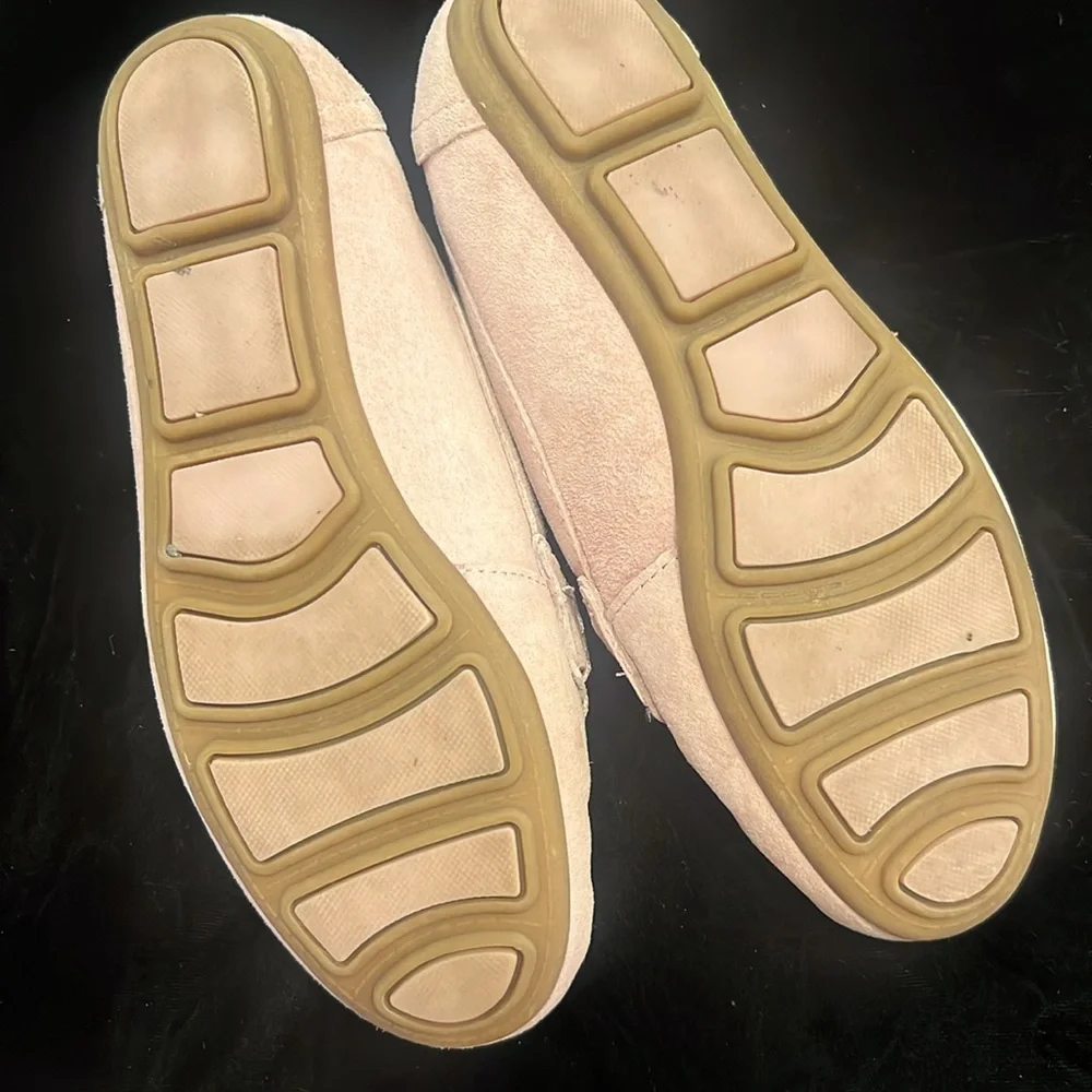 White Mountain 6M Scotch Pink Leather Loafers with Gold Horse Bit